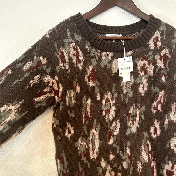 NWT STITCHDROP Floral Sweater Dress Size M Casual Classic Cozy Whimsygoth Preppy - Picture 4 of 12